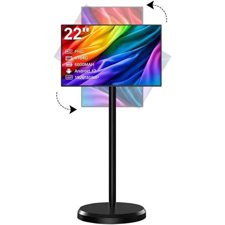 Kyyivwine 22″ FHD Akku TV mit beweglichen Ständer für 389,99€ (statt 600€)