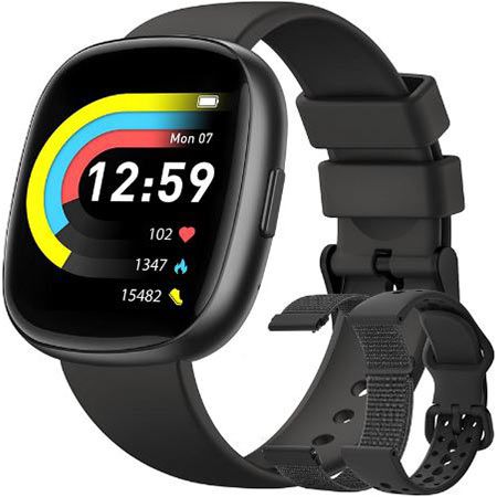 Sanorum Smartwatch mit Telefon & Fitness Funktion für 16,79€ (statt 40€)