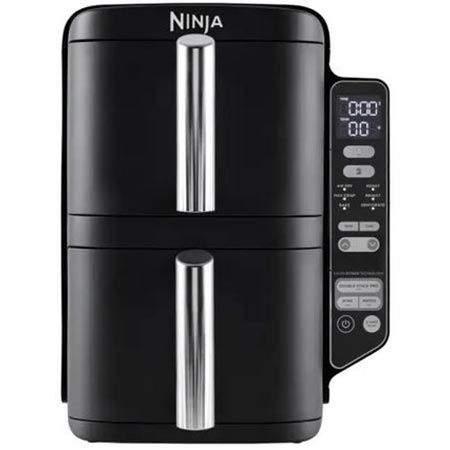 🍟 Ninja SL300EU Double Stack 2 Ebenen Heißluftfritteuse, 7,6L ab 179,99€ (statt 206€)