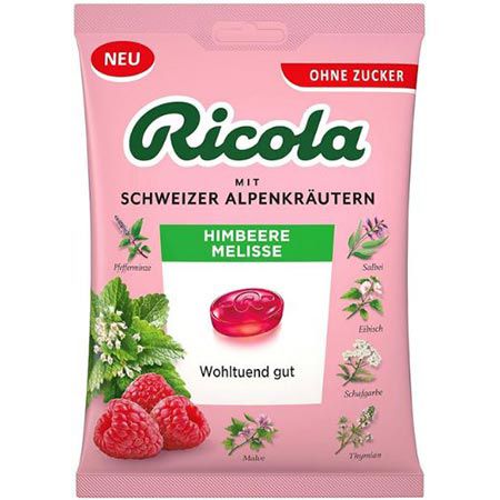 Ricola Himbeere Melisse Kräuter-Bonbons, 75g ab 1,22€ (statt 1,85€)