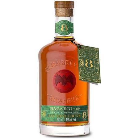 Bacardi Reserva Dark Rum, 8 Jahre Rye Cask Finish für 20€ (statt 27€)