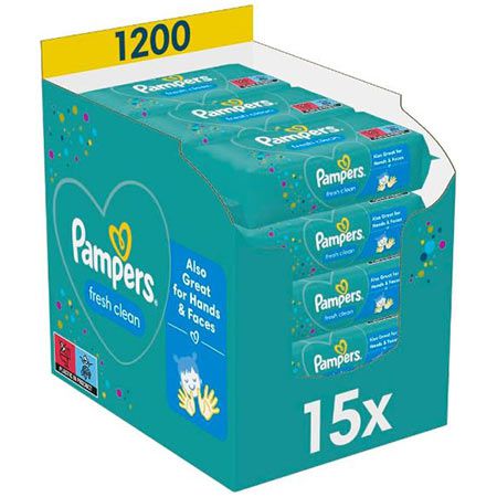 1.200 Stk. Pampers Fresh Clean Feuchttücher ab 18,15€ (statt 25€)