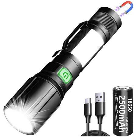 Rehkittz 3-in-1 Taschenlampe mit UV-Licht & 2.000lm für 9,99€ (statt 20€)