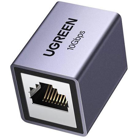 UGREEN RJ45 LAN Kabel Kupplung, 10 Gigabit für 5,99€ (statt 8€)