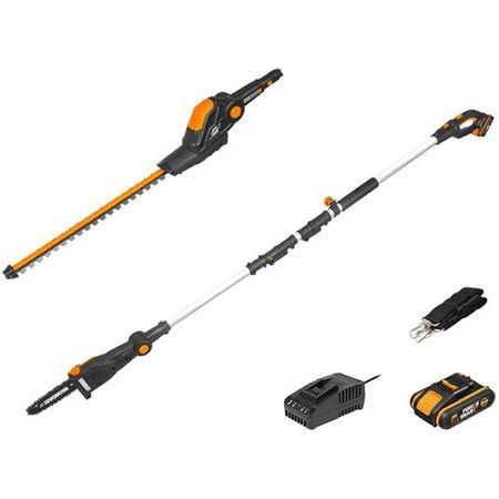 Worx WG908E Akku Teleskop Heckenschere & Hochentaster Set für 199,99€ (statt 250€)