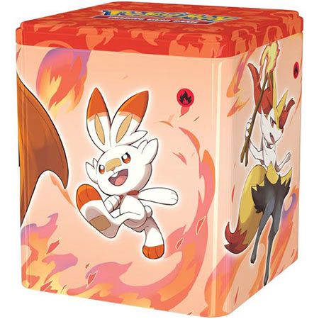 Pokémon Feuer Stapel Tin Box: Glurak mit 3 Boosterpacks & 1 Münze für 12,12€ (statt 16€)