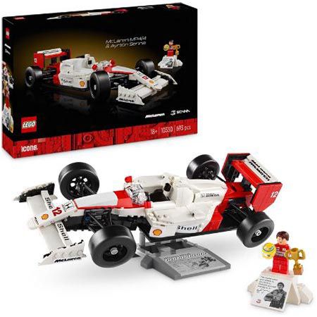 🏎️ LEGO 10330 Icons McLaren MP4/4 & Ayrton Senna Modellauto Set für 49,99€ (statt 61€)