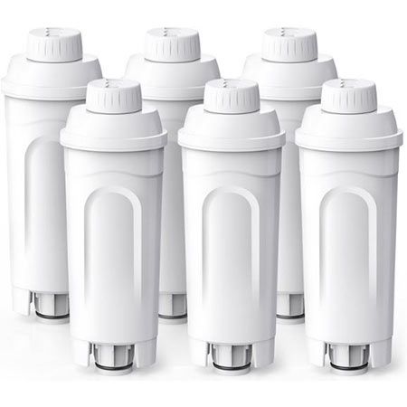 6x Wasserfilter kompatibel zu DeLonghi DLSC002 für Vollautomaten für 16,19€ (statt 27€)