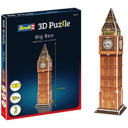 Revell Big Ben, Wahrzeichen von London 3D-Puzzle für 4,99€ (statt 9€)