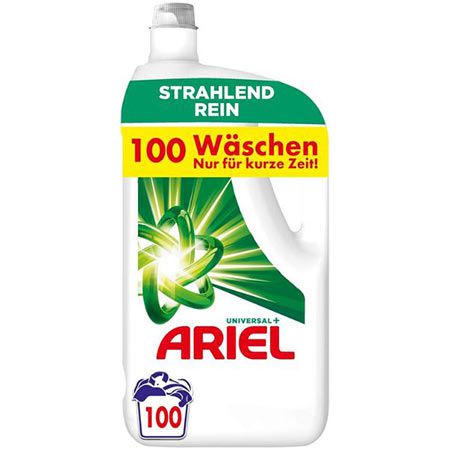 Ariel Universal+ Flüssigwaschmittel, 100 Waschladungen ab 20,89€ (statt 27€)