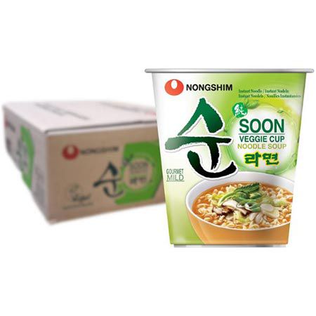 12er Pack Nong Shim Instantnudeln Soon Veggie Ramyun ab 15,67€ (statt 20€)