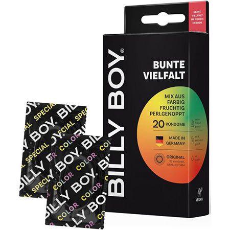 20er Pack Billy Boy Kondome Bunte Vielfalt, 52mm ab 8,54€ (statt 12€)