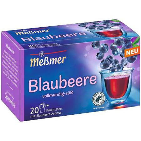 🍵 4 x Meßmer Blaubeere, je 20 Teebeutel ab 6,67€ (statt 10€)