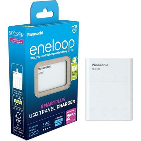 eneloop SmartPlus Travel USB Akku Ladegerät für 20,95€ (statt 29€)