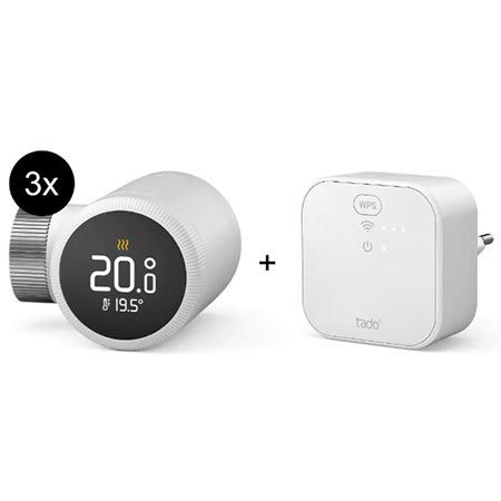 🔥 3x tado° X Smartes Heizkörper-Thermostat + Bridge für 169,95€ (statt 309€)