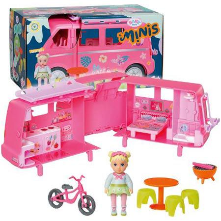 Baby Born Puppe + aufklappbarer Wohnwagen für 12,80€ (statt 21€)