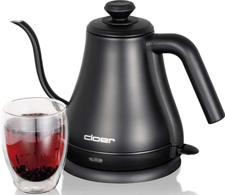 🍵 Cloer 4960 Wasserkocher Gooseneck 0,8 Liter für 19€ (statt 26€)