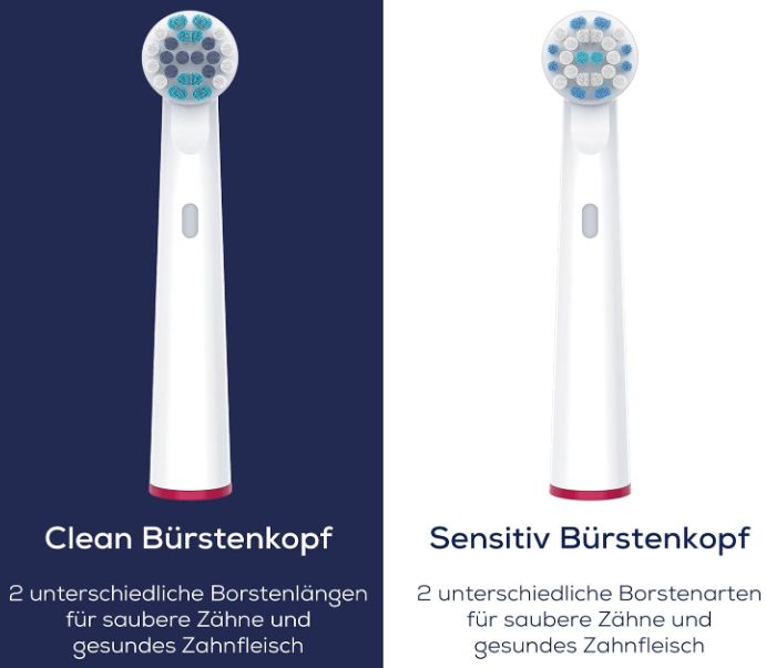 🦷 4er Pack Beurer TB 30/50 Aufsteckbürsten Sensitiv (Jahresvorrat)   für Oral B für 5,99€ (statt 11€)