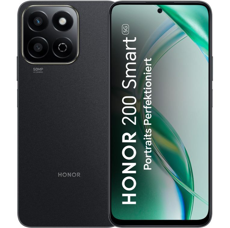 Honor 200 Smart mit 256GB für 1€ + 3GB o2 Allnet/SMS Flat für 6,99€ mtl. + 30€ Bonus