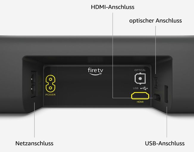 Amazon Fire TV 2.0 Soundbar mit DTS Virtual:X und Dolby Audio für 109,99€ (statt 140€)