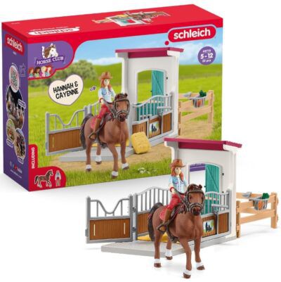 🐴 schleich 42710 Horse Box with Hannah & Cayenne für 18,78€ (statt 33€)