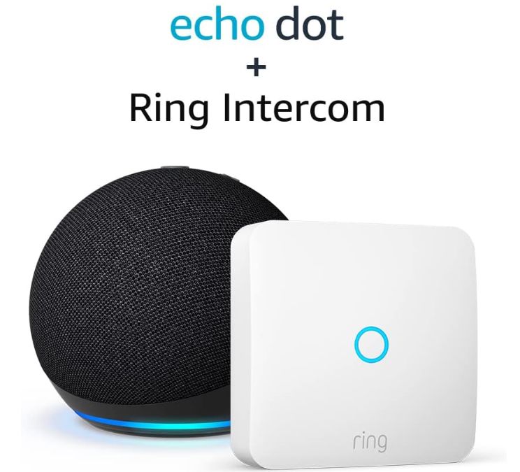 Echo Dot (5. Generation 2022) mit Ring Intercom von Amazon für 57,99€ (statt 73€)