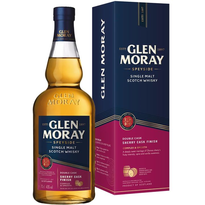 🥃 Glen Moray Sherry Cask Finish Single Malt Whisky aus Schottland ab 20,80€ (statt 26€)