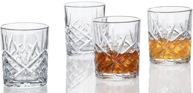 🥃 Ernesto Kristall Whiskey  /Longdrinkgläser   4er Set für 10,94€ (statt 16€)