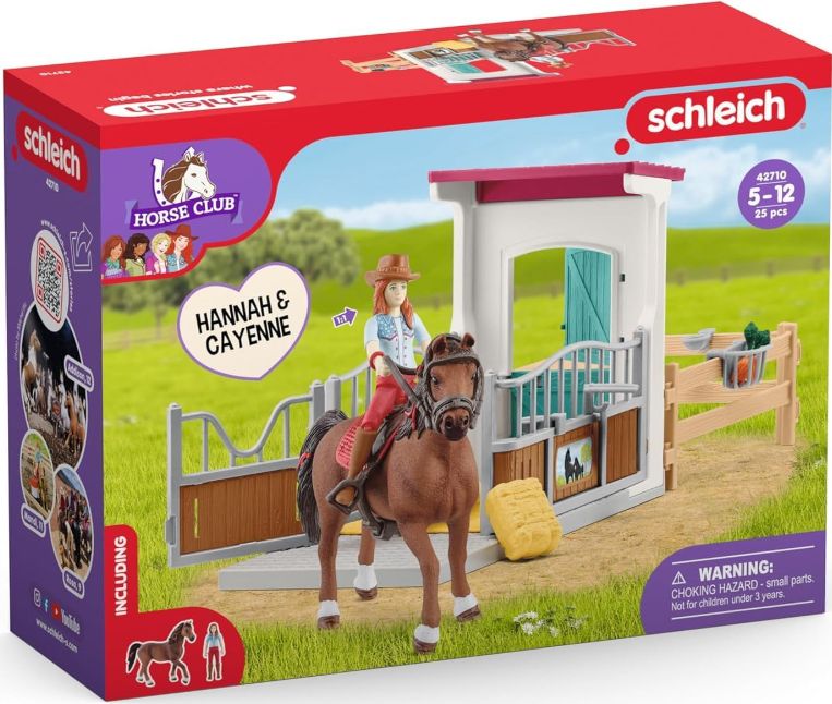 🐴 schleich 42710 Horse Box with Hannah & Cayenne für 18,78€ (statt 33€)