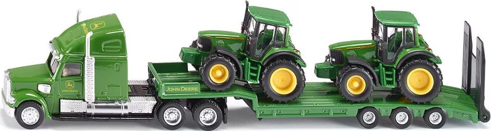 🚜 Bestseller! siku 1837 Tieflader + 2 John Deere Traktoren   Maßstab 1:87 für 11,99€ (statt 22€)