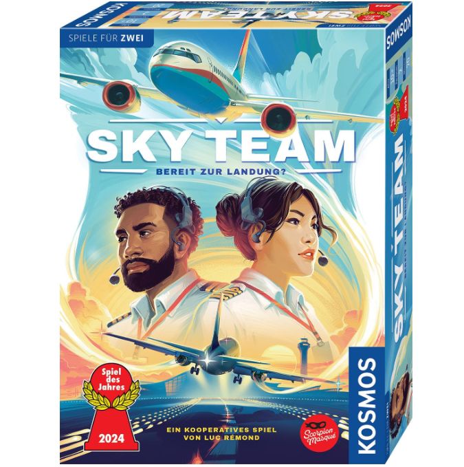 ✈️ KOSMOS Sky Team   kooperatives Spiel für 2 Pers.   Spiel des Jahres 2024 für 21€ (statt 26€)