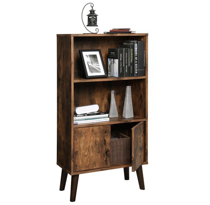 VASAGLE Retro Bücherschrank mit Türen für 46,99€ (statt 62€)