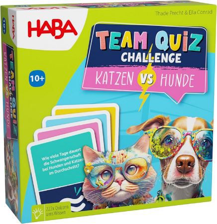 Haba Team Quiz Challenge Katzen vs. Hunde für 11,99€ (statt 16€)