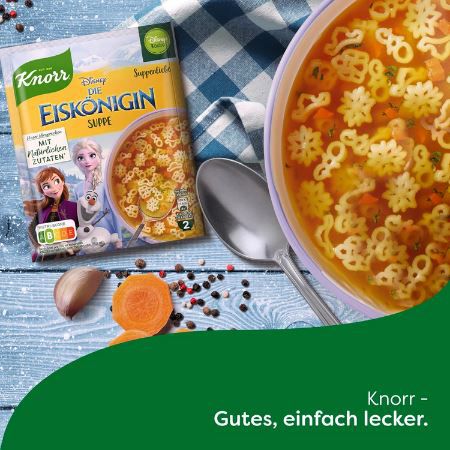 14er Pack Knorr Suppenliebe Disney Die Eiskönigin ab 11,67€ (statt 15€)