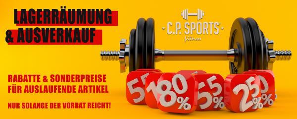 🏋️‍♂️ CP Sports Lagerräumung mit 55% Rabatt + Gratis Geschenke ab 51€ MBW