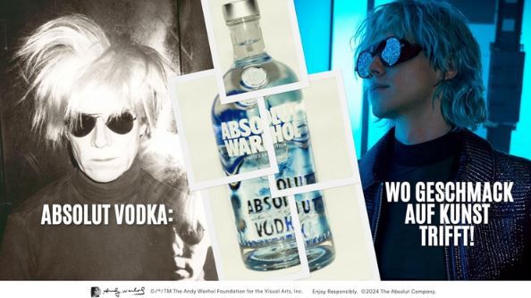 1 Liter Absolut Vodka Original Andy Warhol Limited Edition für 16,99€ (statt 21€)