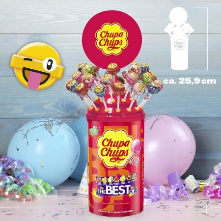 🍭 Chupa Chups Best of Lutscher Dose mit 100 Lollis ab 9,58€ (statt 15€)