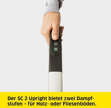 🧹 Kärcher SC 2 Upright Dampfreiniger mit Bodendüse für 78,99€ (statt 101€)