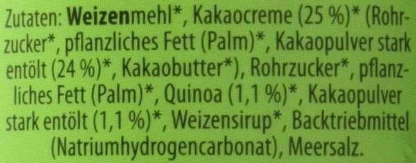 🍪 12er Pack Wikana Kekse mit Quinoa & Zartbitter Creme für 23,50€ (statt 33€)