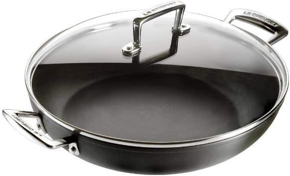 Le Creuset Aluminium Antihaft Profipfanne mit Deckel, 30cm für 127,99€ (statt 145€)