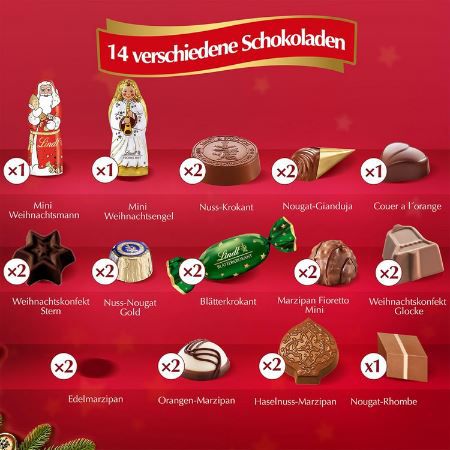 Lindt Weihnachts Zauber Adventskalender 2024 für 20,49€ (statt 25€)