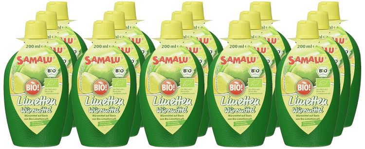 15er Pack Samalu Bio Limetten Würzmittel, je 200ml für 8,70€ (statt 12€)