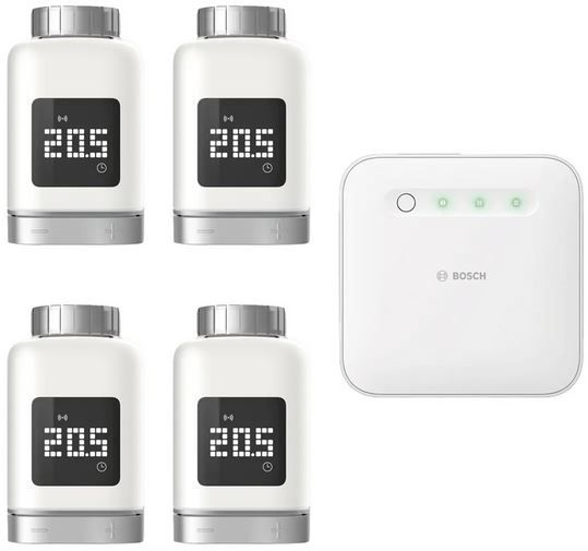 Bosch Smart Home Starter Set Heizung II mit 4 Thermostaten für 339,95€ (statt 371€)