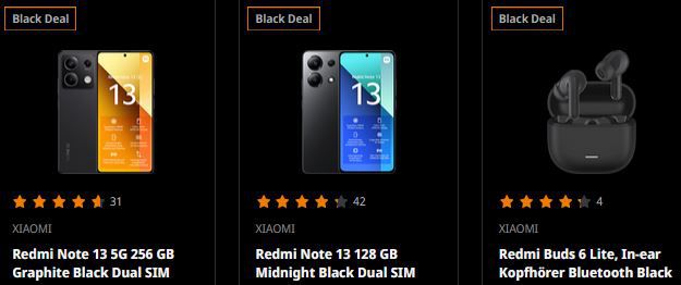 🤑 Saturn: Black Deals feat. Xiaomi   z.B. Xiaomi Mi 4 eScooter für 319€ (statt 363€)