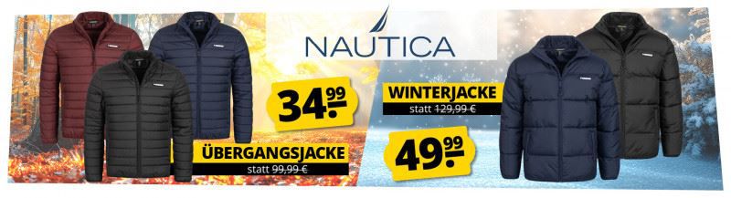 🧥🥶 Nautica Competition Übergangsjacke ab 34,99€ oder Winterjacke ab 49,99€ (statt 47€/63€)