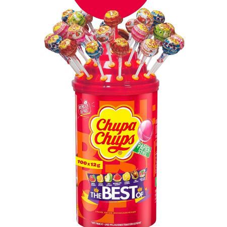 🍭 Chupa Chups Best of Lutscher-Dose mit 100 Lollis ab 11,99€ (statt 19€)