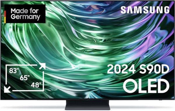 Samsung GQ65S90DATXZG S90D 65 4K OLED Smart TV mit bis 144Hz für 1.699€ (statt 1.959€)