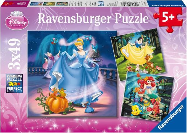 Ravensburger Schneewittchen, Aschenputtel & Arielle Kinderpuzzle für 7,19€ (statt 12€)