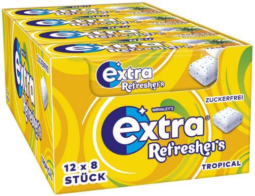 12 x 8er Pack Extra Refreshers Tropical Kaugummi ab 8,83€ (statt 12€)