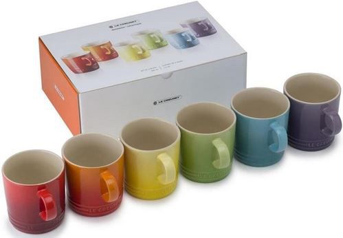 6er Set Le Creuset Becher aus Steinzeug, 350ml für 54€ (statt 71€)